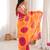 Yellow color georgette fabric classy printed girlie saree