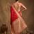 Red color elegant woven designer soft silk saree