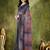 Purple color bollywood style printed chiffon saree for ethnic party looks