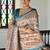 Rama color beautiful madhubani printed tussar silk saree for festive looks