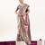 Baby pink color banarasi silk fabric paithani woven designer ethnic partywear saree