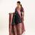 Black color banarasi silk fabric paithani woven designer ethnic partywear saree