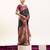 Black color banarasi silk fabric paithani woven designer ethnic partywear saree