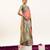 Peach color banarasi silk fabric paithani woven designer ethnic partywear saree