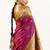 Wine color banarasi silk fabric paithani woven designer ethnic partywear saree
