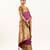 Wine color banarasi silk fabric paithani woven designer ethnic partywear saree