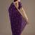 Purple color stylish tissue fabric designer embroidered fancy ethnic partywear saree