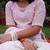 Pink embroidered pure georgette lehenga set