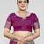 Rani pink zari woven banarasi silk ethnic saree with blouse