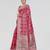 Red zari woven banarasi silk bridal saree with blouse