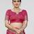 Red zari woven banarasi silk bridal saree with blouse