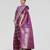 Purple zari woven banarasi silk party wear saree with blouse