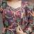 Designer multicour full flaired faux gorgette gown