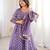 Lavender Color Jacquard Butti Crunchy Silk Salwar Kameez Set 