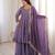 Lavender Color Jacquard Butti Crunchy Silk Salwar Kameez Set 