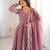 Onion Pink Color Jacquard Butti Crunchy Silk Salwar Kameez Set 