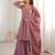 Onion Pink Color Jacquard Butti Crunchy Silk Salwar Kameez Set 