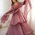 Onion Pink Color Jacquard Butti Crunchy Silk Salwar Kameez Set 
