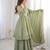 Light Green Color Jacquard Butti Crunchy Silk Salwar Kameez Set 