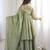 Light Green Color Jacquard Butti Crunchy Silk Salwar Kameez Set 