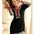 Navy blue crepe silk sharara suits free size stitched upto 42