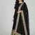 Black Color codding sequence work gown set