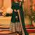 New trendy stylish codding sequence work  gown set