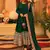 New trendy stylish codding sequence work  gown set