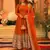 New trendy stylish codding sequence work  gown set