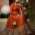New trendy stylish codding sequence work  gown set