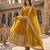New trendy stylish codding sequence work  gown set