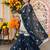 Navy blue sharara set