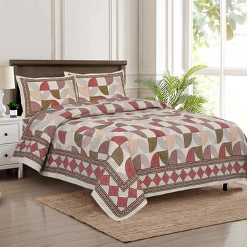 Bedsheet with Pillow Covers for Home & Bedroom Use 1