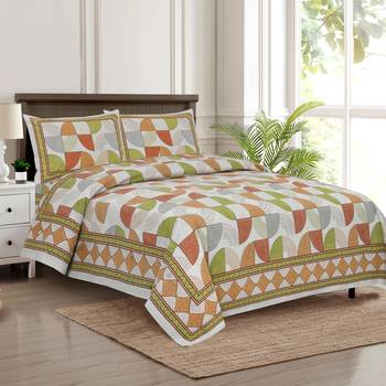 Bedsheet with Pillow Covers for Home & Bedroom Use 1
