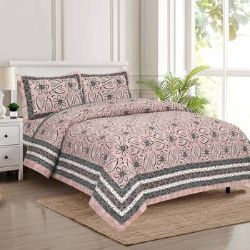 Bedsheet with Pillow Covers for Home & Bedroom Use 1