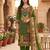 Green digital printed with real mirror-work kurta set