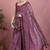 women's geometric print cotton blend saree -magenta