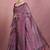 women's geometric print cotton blend saree -magenta