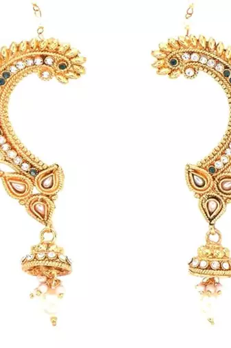Full Ear Cover Jhumkii Earrings with String