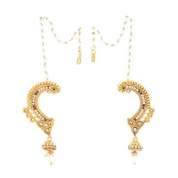 Full Ear Cover Jhumkii Earrings with String 3