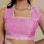 women's floral print chiffon saree -pink