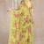 women's floral print chiffon saree -pink