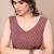 women's block print kota doria saree -pink