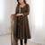 Mehendi Color Jacquard Butti And Lace Work Crunchy Silk Gown Set