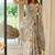 women's floral print chiffon saree -grey