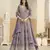 LAVENDER ZARI WORK GEORGETTE DESIGN GOWN 