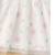 White floral embroidered net cotton kids party wear dress