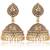 Reeti fashions gold and black base metal jhumki for women