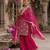 Georgette pink embroidered palazzo set