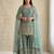 pastel green sharara set
